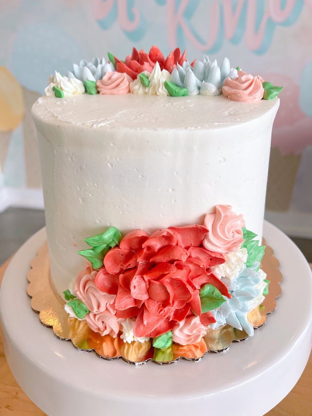 spring birthday cake images