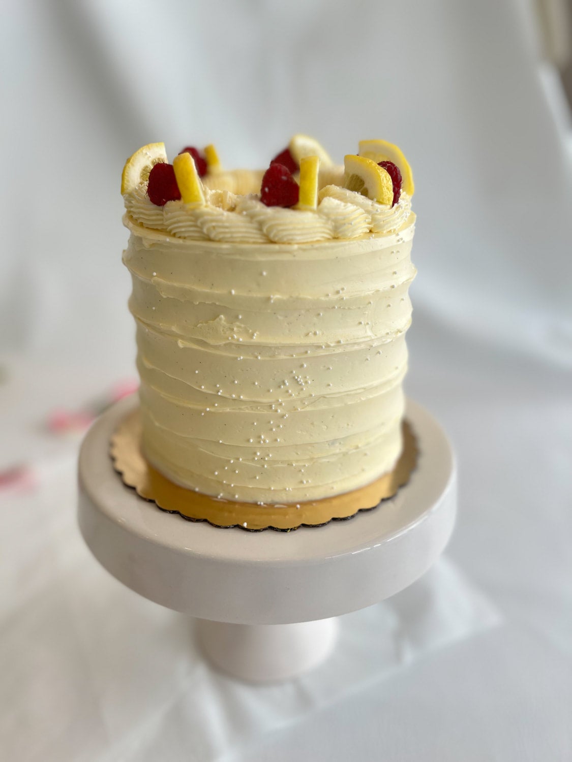 Lemon Raspberry Cake Near Me - Order a Cake Spring TX | Luliet